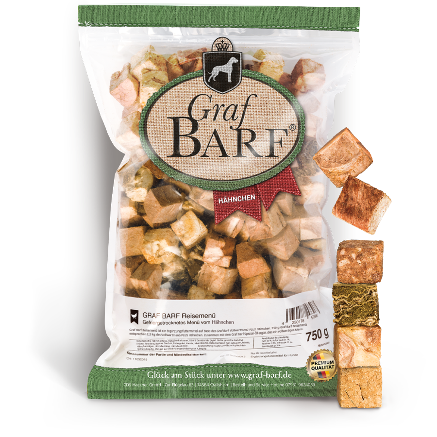 Graf Barf Reisemenü Hähnchen